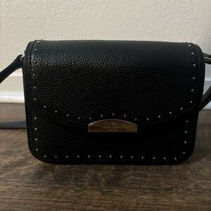 Pre Owned Kate Spade west street Kenway peddled leather crossbody black